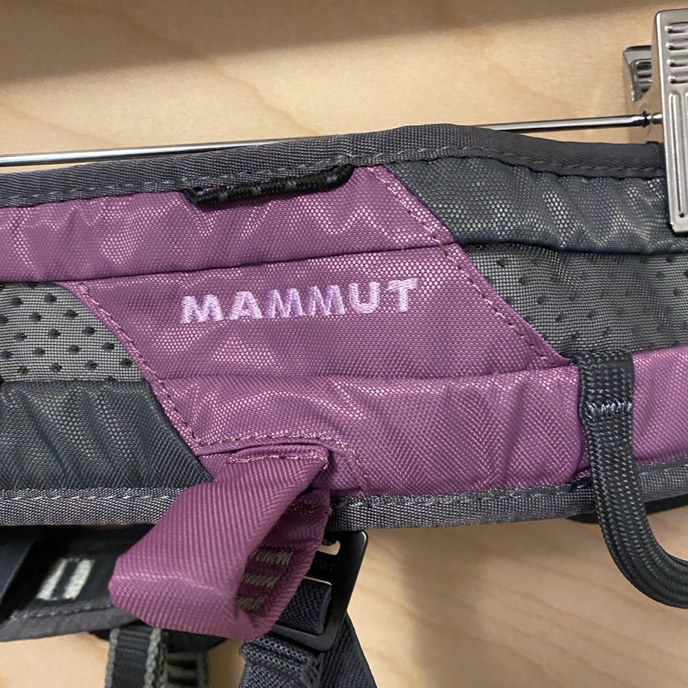 Mammut Women Ophir 3 Slide Climbing Harness in Purple and Gray Size Medium - Picture 3 of 5